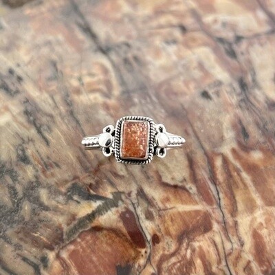 Sunstone Orion Sterling Silver Ring