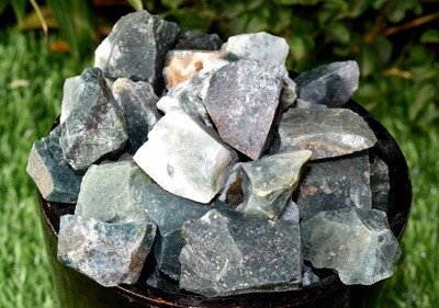 Moss Agate Rough Stones ~ 1 inch Raw Crystals