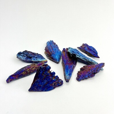 Rainbow Titanium Aura Kyanite Fans | 40-60mm
