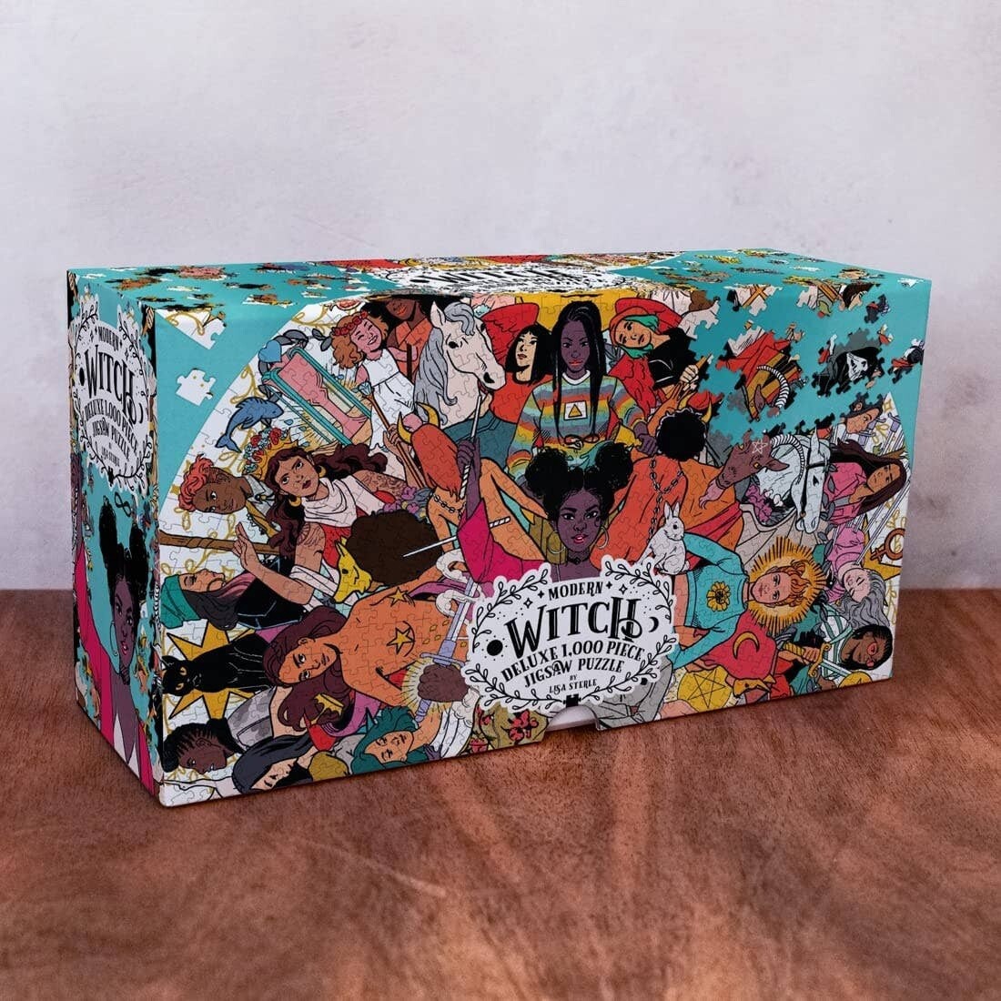 Modern Witch Deluxe 1,000 Piece Jigsaw Puzzle by Lisa Sterle