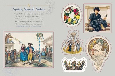 Wicca Sticker Book: 400+ Magickal &amp; Mystical Stickers