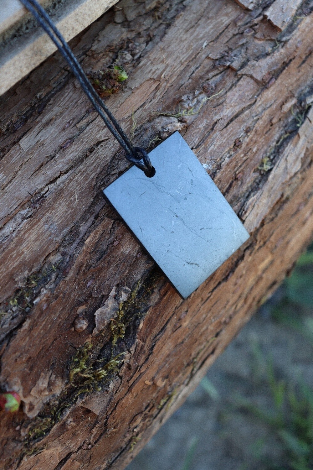 Shungite Pendant Necklace (Blank)