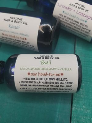 LAVENDER+LEMONGRASS Hair &amp; Body Oil | 1oz