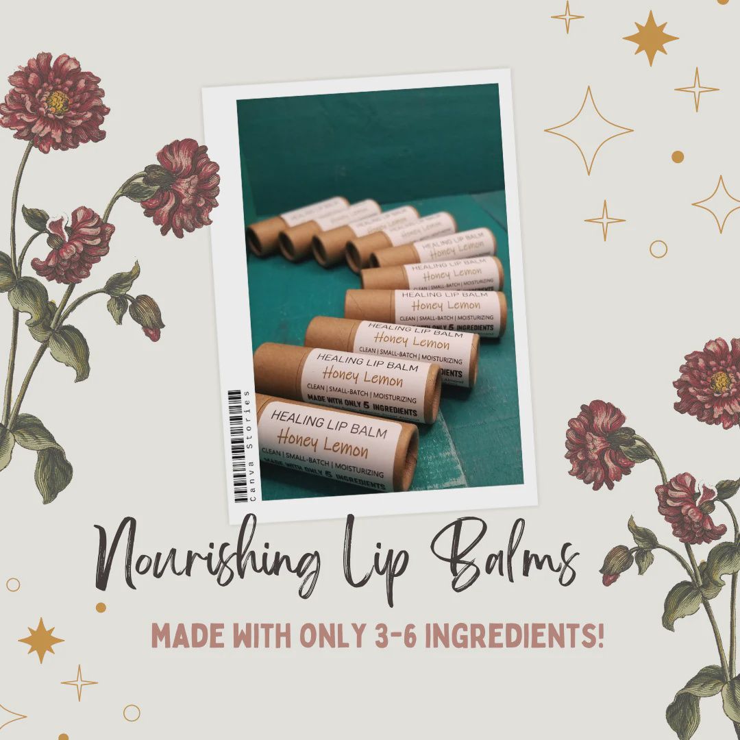 Sustainably Packaged Nourishing Lip Balm