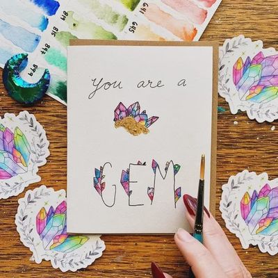 JW You Are A Gem Greeting Card