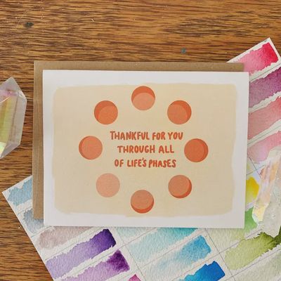 Life&#39;s Phases Greeting Card