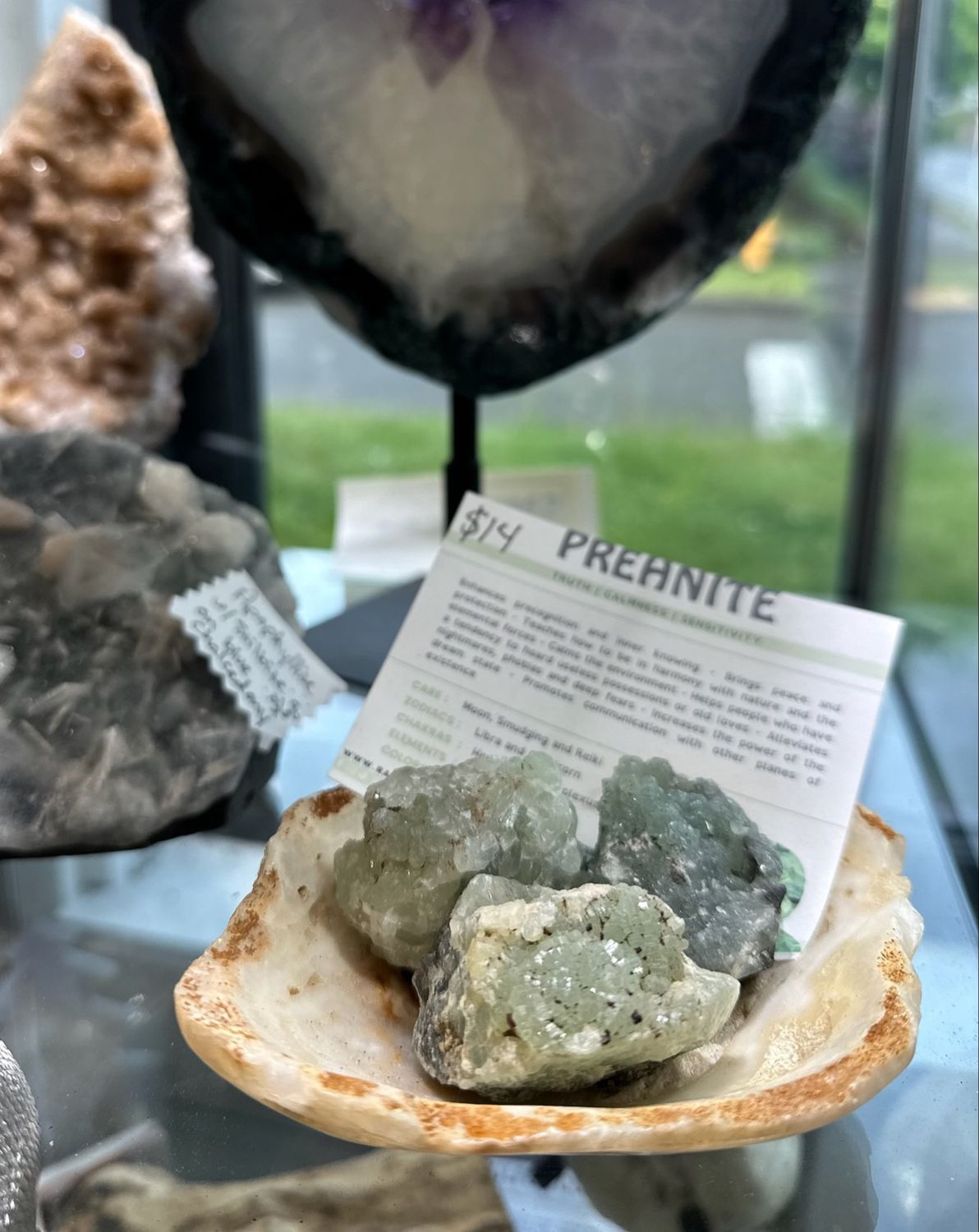 Prehnite Cluster from Flat | 35-50mm