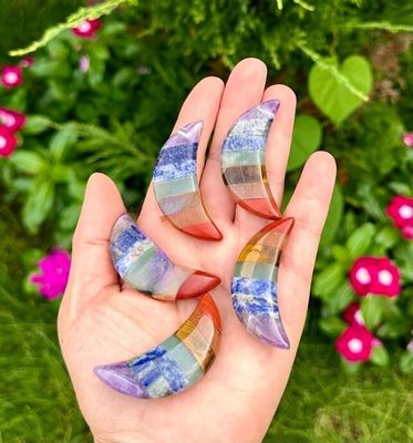 50mm Chakra Crystal Moon