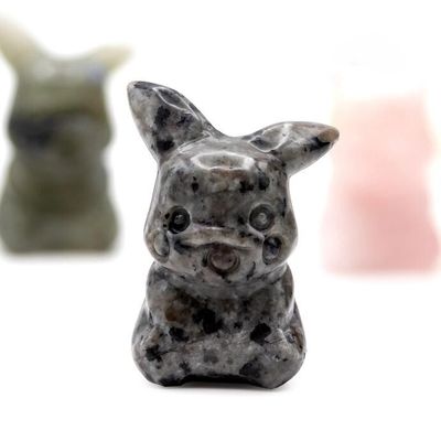 Carved Crystal Pikachu 1in
