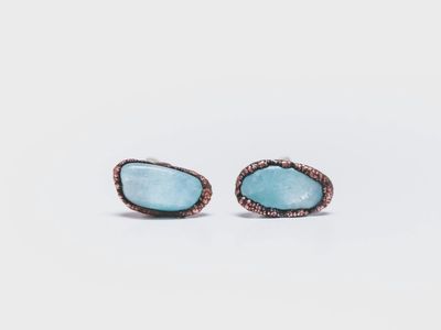 Amazonite Stud Earrings