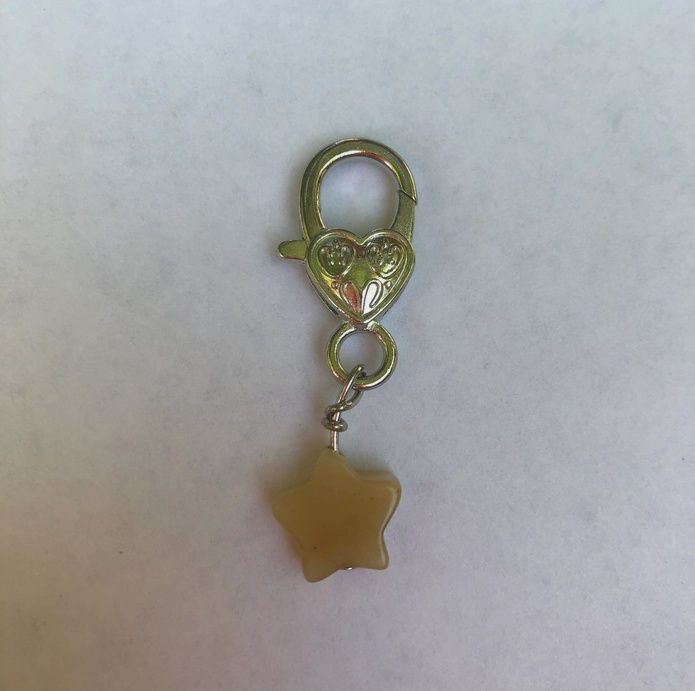 Citrine Blessings Star Pet Pendant