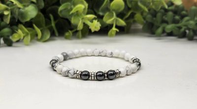 Pain Relief 6mm Bead Stretch Bracelet