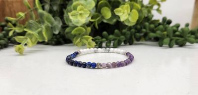 Mental Clarity 4mm Bead Stretch Bracelet