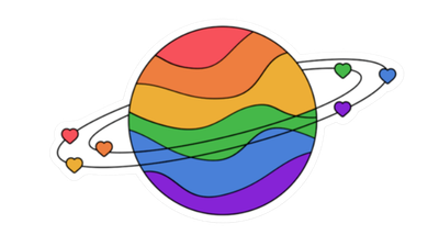 Pride Planet Sticker