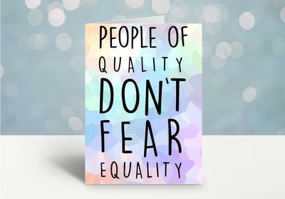 People of Quality Pride Card