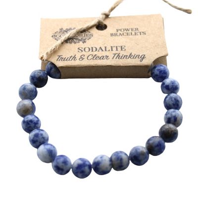 8mm Sodalite Bead Stretch Bracelet