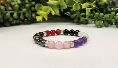 Addiction Recovery 8mm Bead Stretch Bracelet