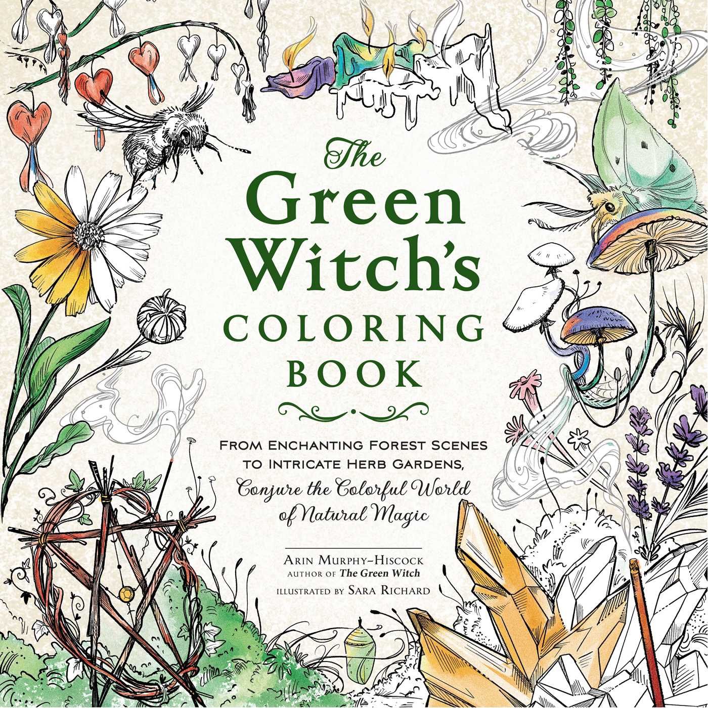 The Green Witch&#39;s Coloring Book