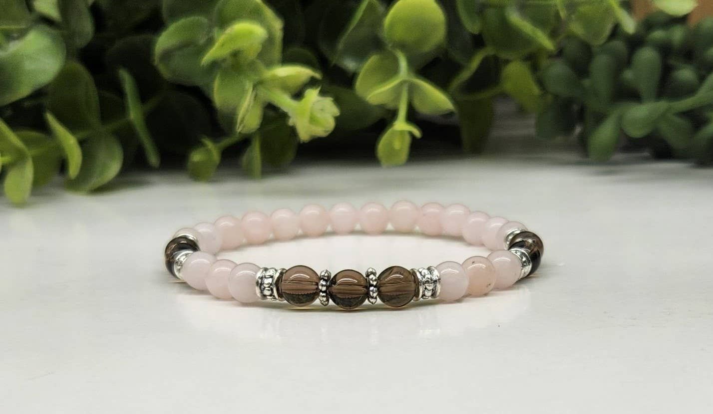Grief and Loss 6mm Bead Stretch Bracelet