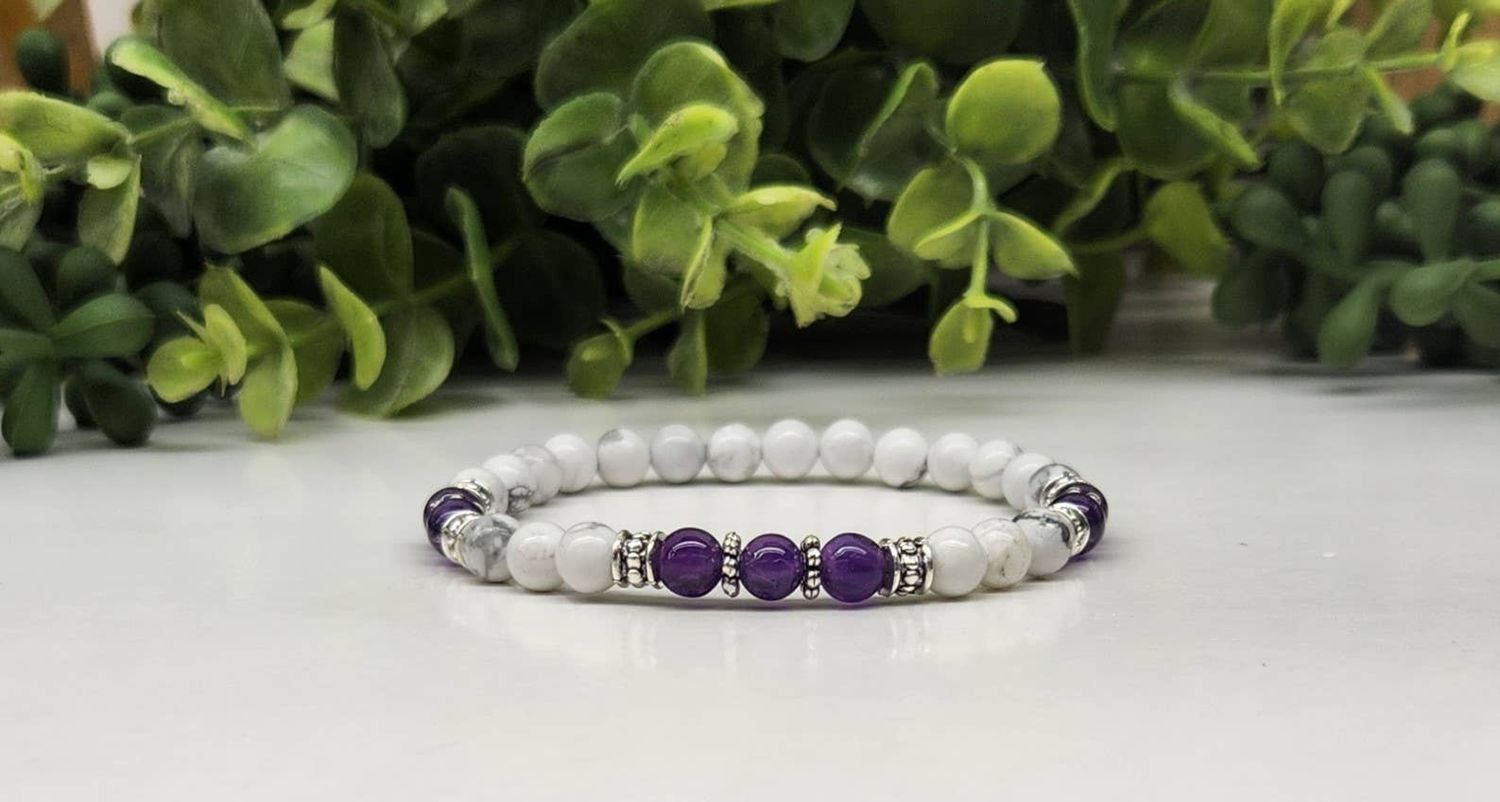 Mental Clarity 6mm Bead Stretch Bracelet