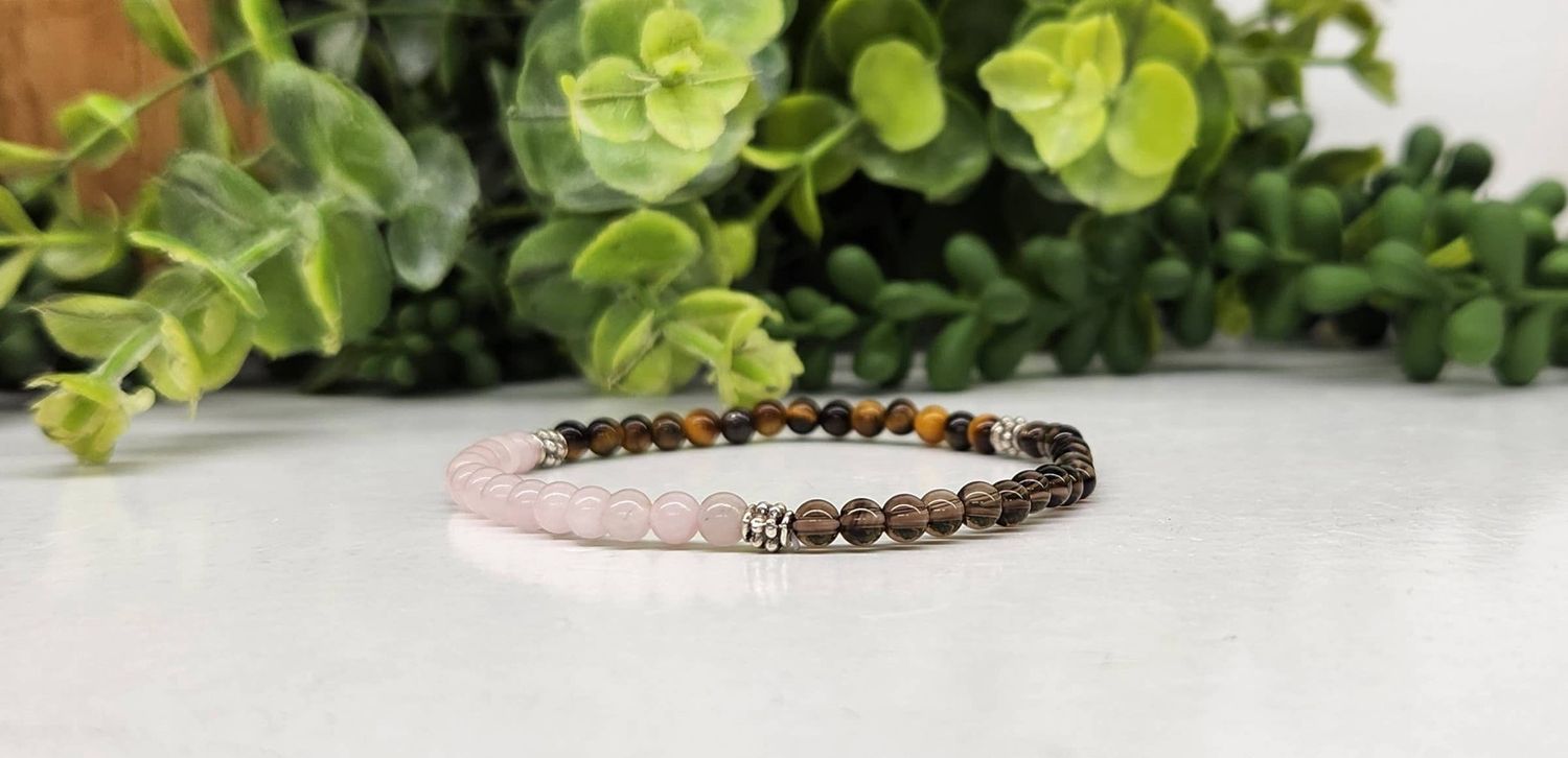 Releasing the Past 4mm Bead Stretch Bracelet