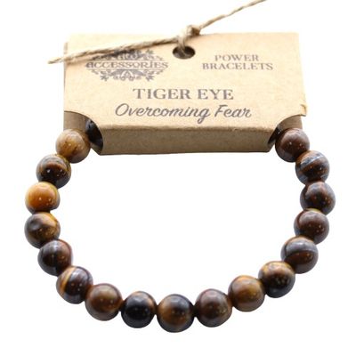 8mm Tiger Eye Bead Stretch Bracelet