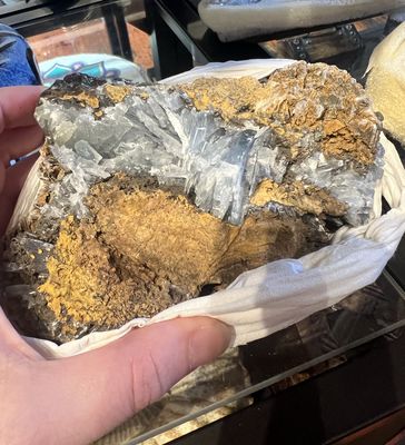 Blue Barite in Matrix 1.1kg