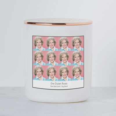 One Dozen Roses - Golden Girls Rose Nylund - Soy Candle | Rose Petal