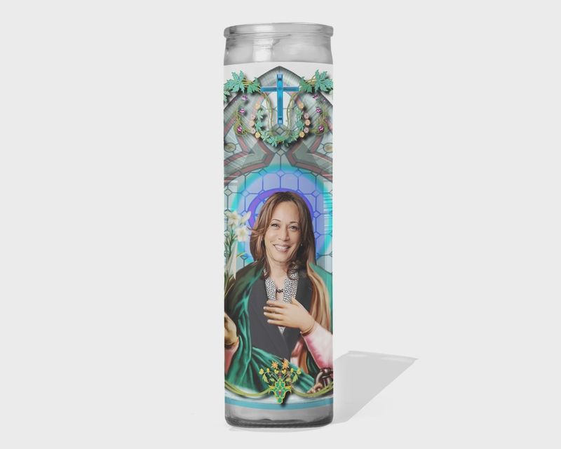 Kamala Harris Celebrity Politician Prayer Candle