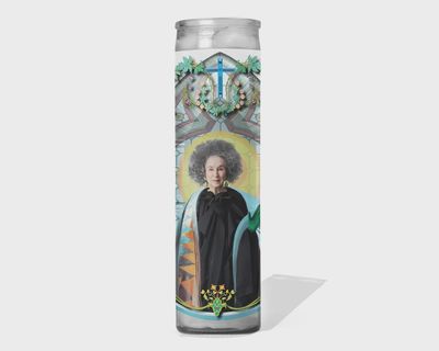 Margaret Atwood Celebrity Prayer Candle