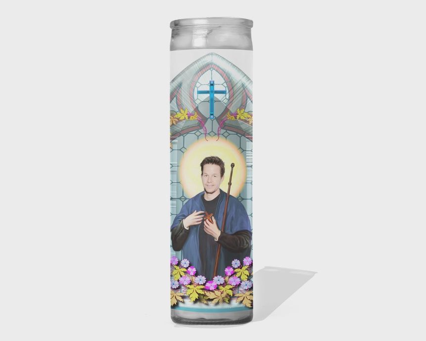 Mark Wahlberg Celebrity Prayer Candle