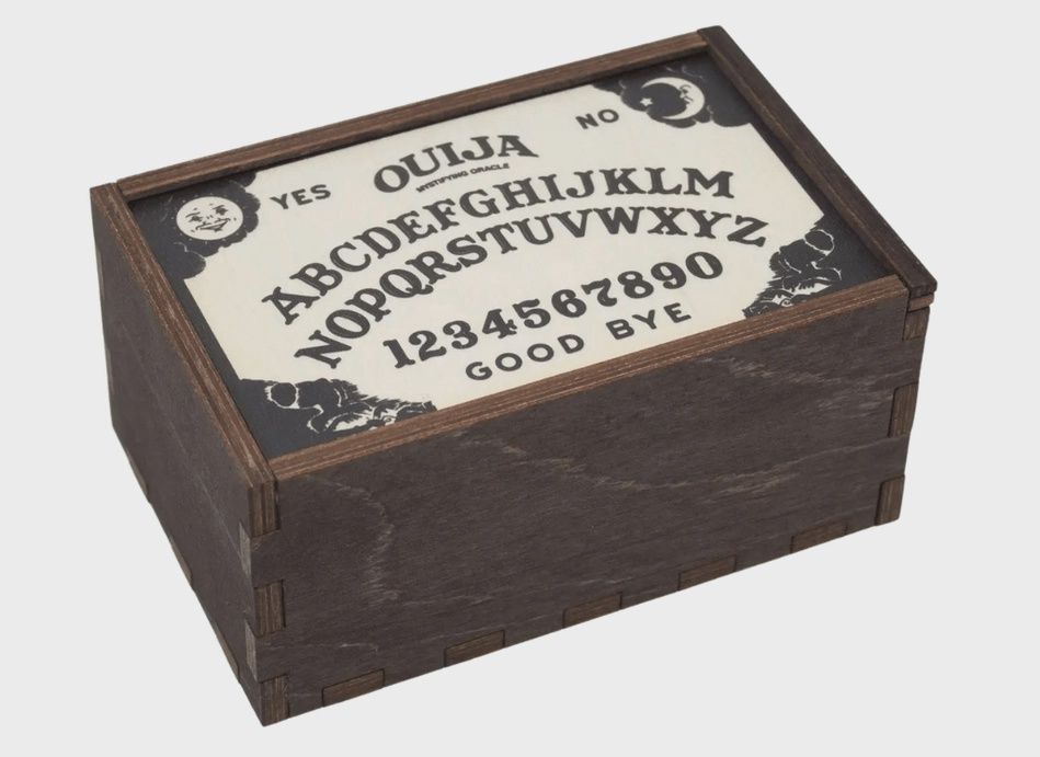 Ouija Spirit Board Board Wooden Box