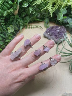 Kunzite Adjustable Ring
