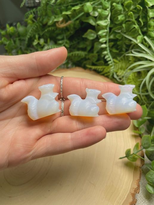 Crystal Squirrel, Material: Opalite