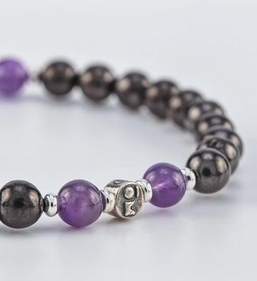 Shungite BALANCE #7 Wrist Mala