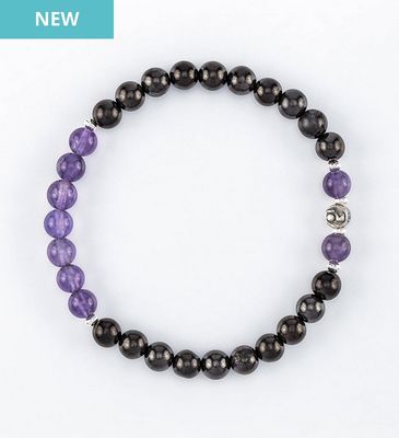 Shungite BALANCE #7 Wrist Mala