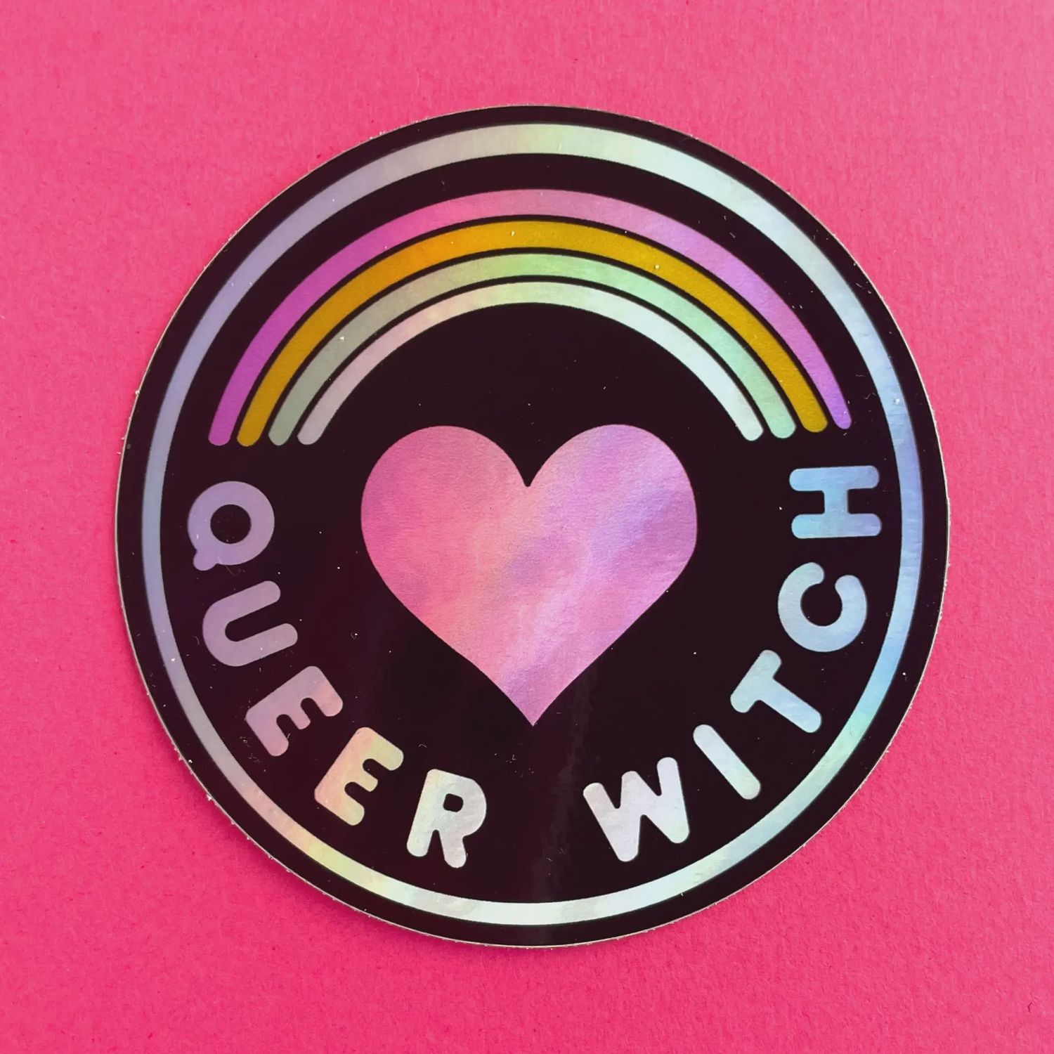 Queer Witch Holographic Sticker
