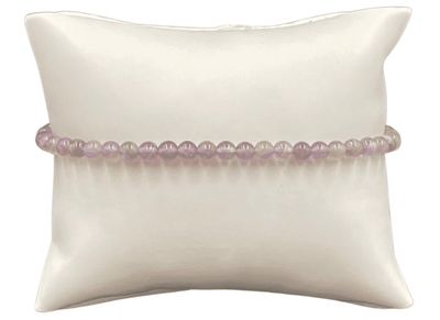 4mm Amethyst Beaded Stretch Bracelet