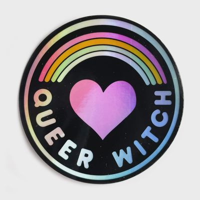 Queer Witch Holographic Sticker
