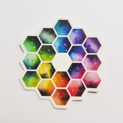 James Webb Space Telescope JWST Art Sticker