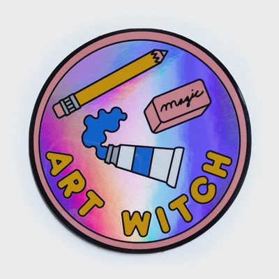 Art Witch Holographic Sticker