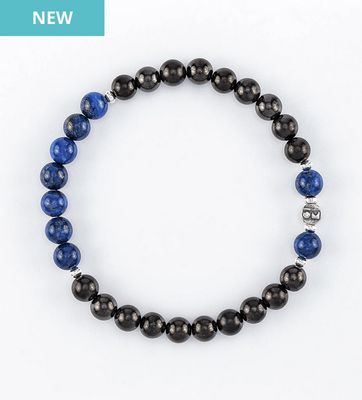 Shungite Balance Wrist Mala (Chakra 5)
