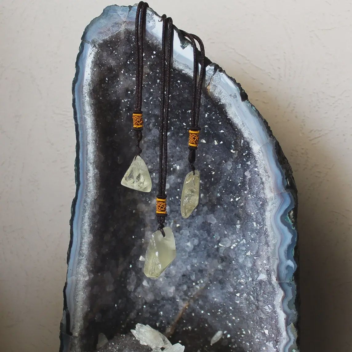 Rough Citrine Necklace