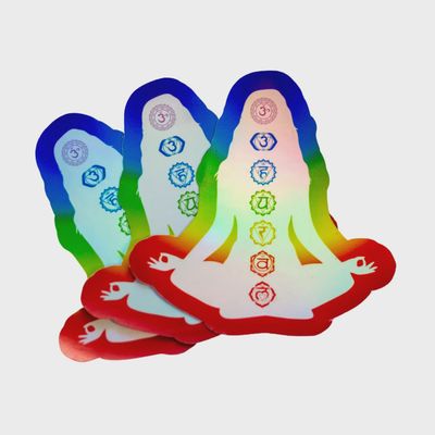 Chakra Goddess Holographic Sticker