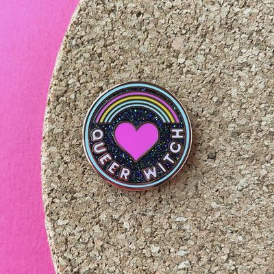 Queer Witch Enamel Pin