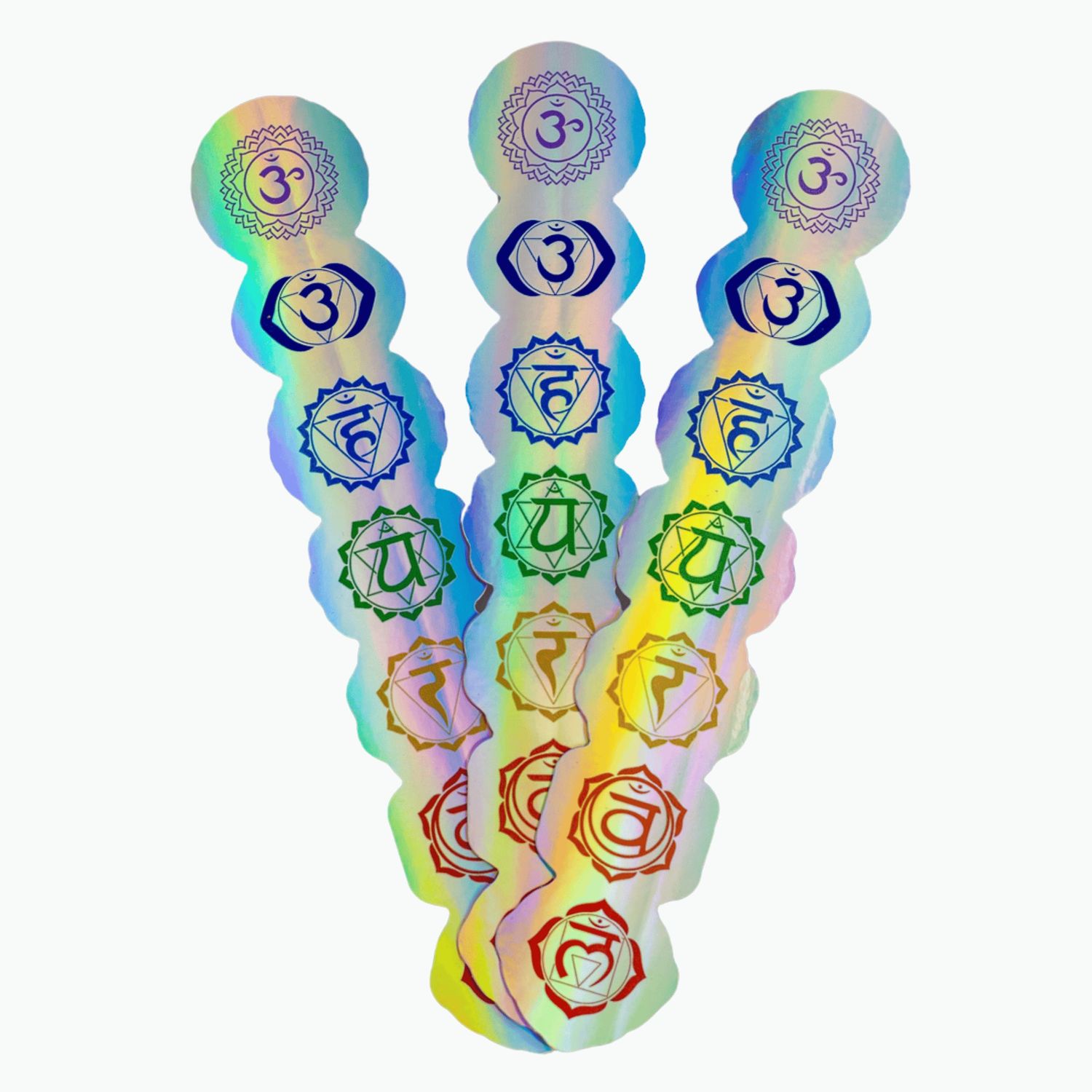 7 Chakra Holographic Sticker