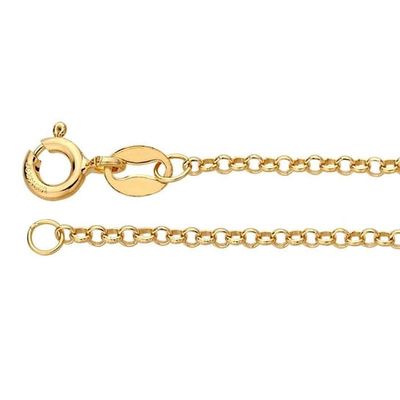 24in 14/20 Yellow Gold-Filled 1.85mm Round Rolo Chain