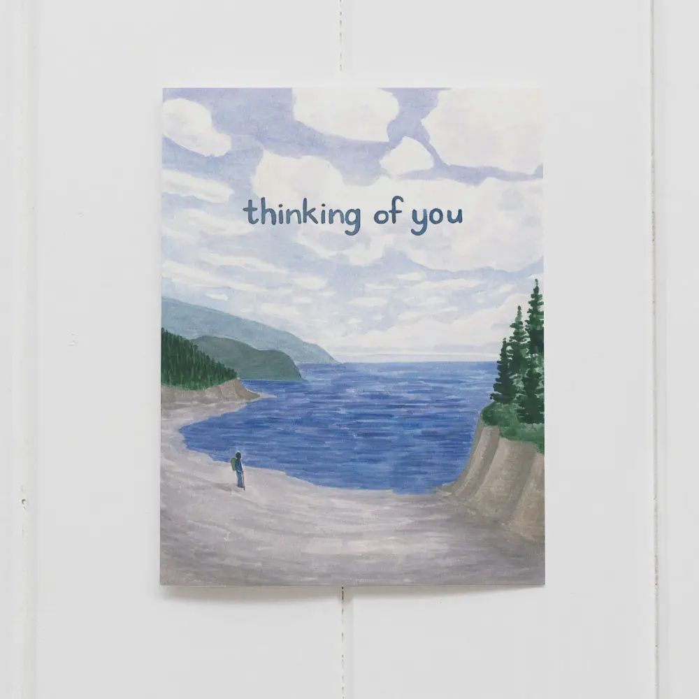 Thinking Of You Card - Watercolor Sympathy Card