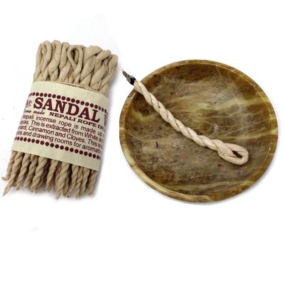 Pure Herbs Rope Incense | Sandalwood and Spice