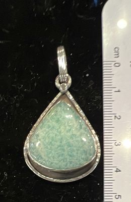 PA Amazonite Sterling Pendant